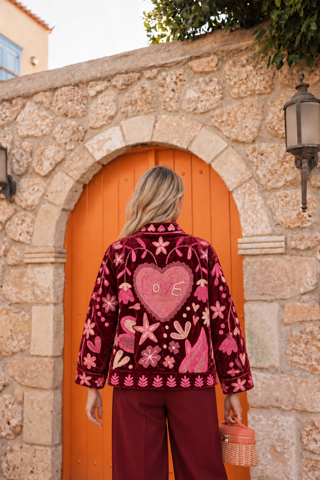 Chaqueta Burdeos