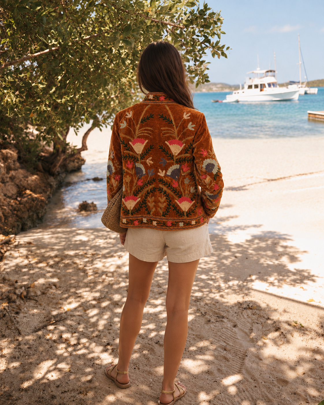 Chaqueta Camel