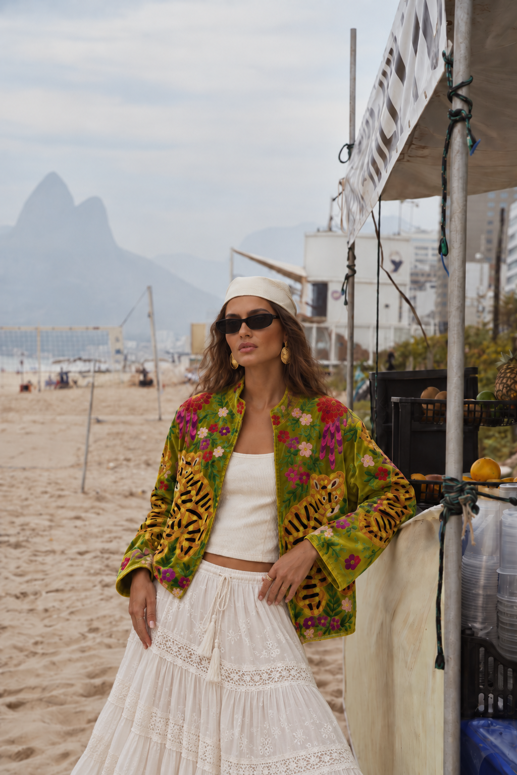 Chaqueta Leopard Green