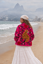 Chaqueta Leopard Pink