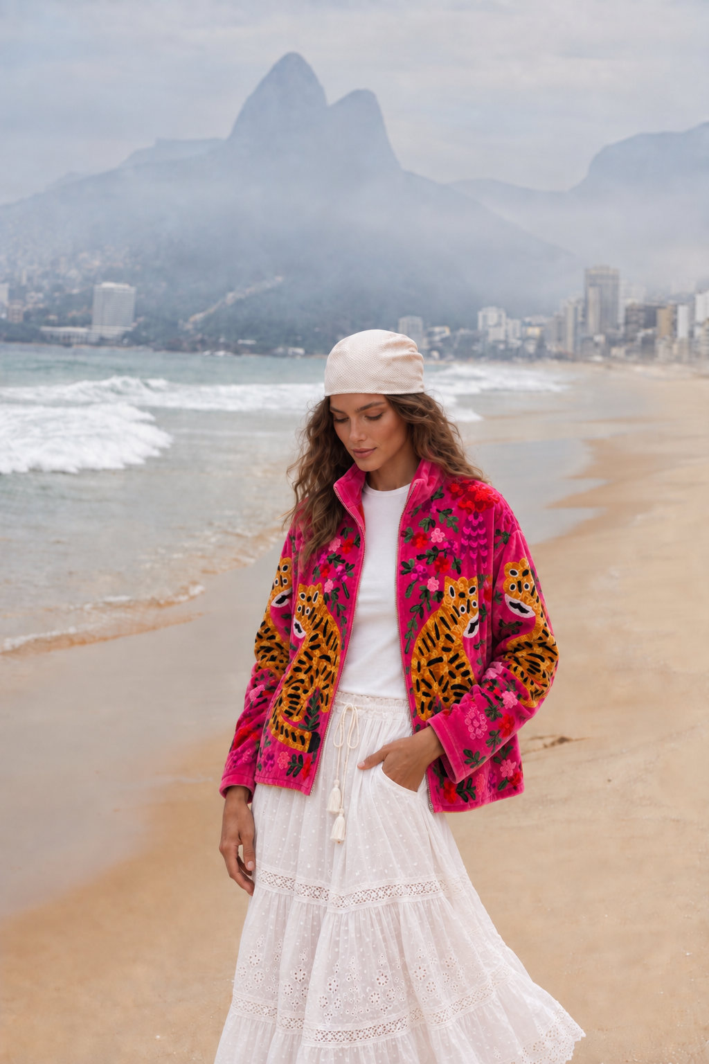 Chaqueta Leopard Pink