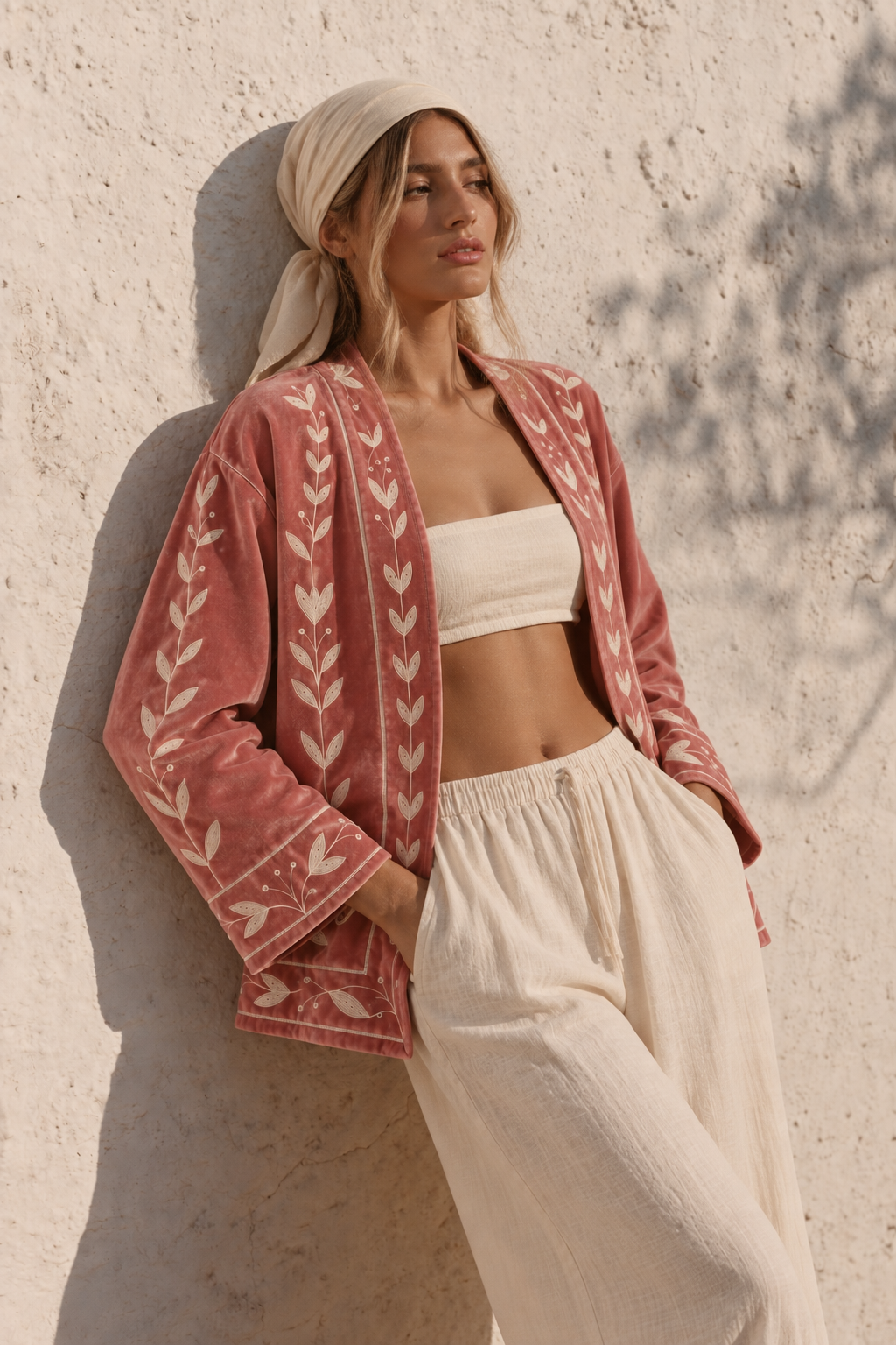 Chaqueta Arcángel Rosa