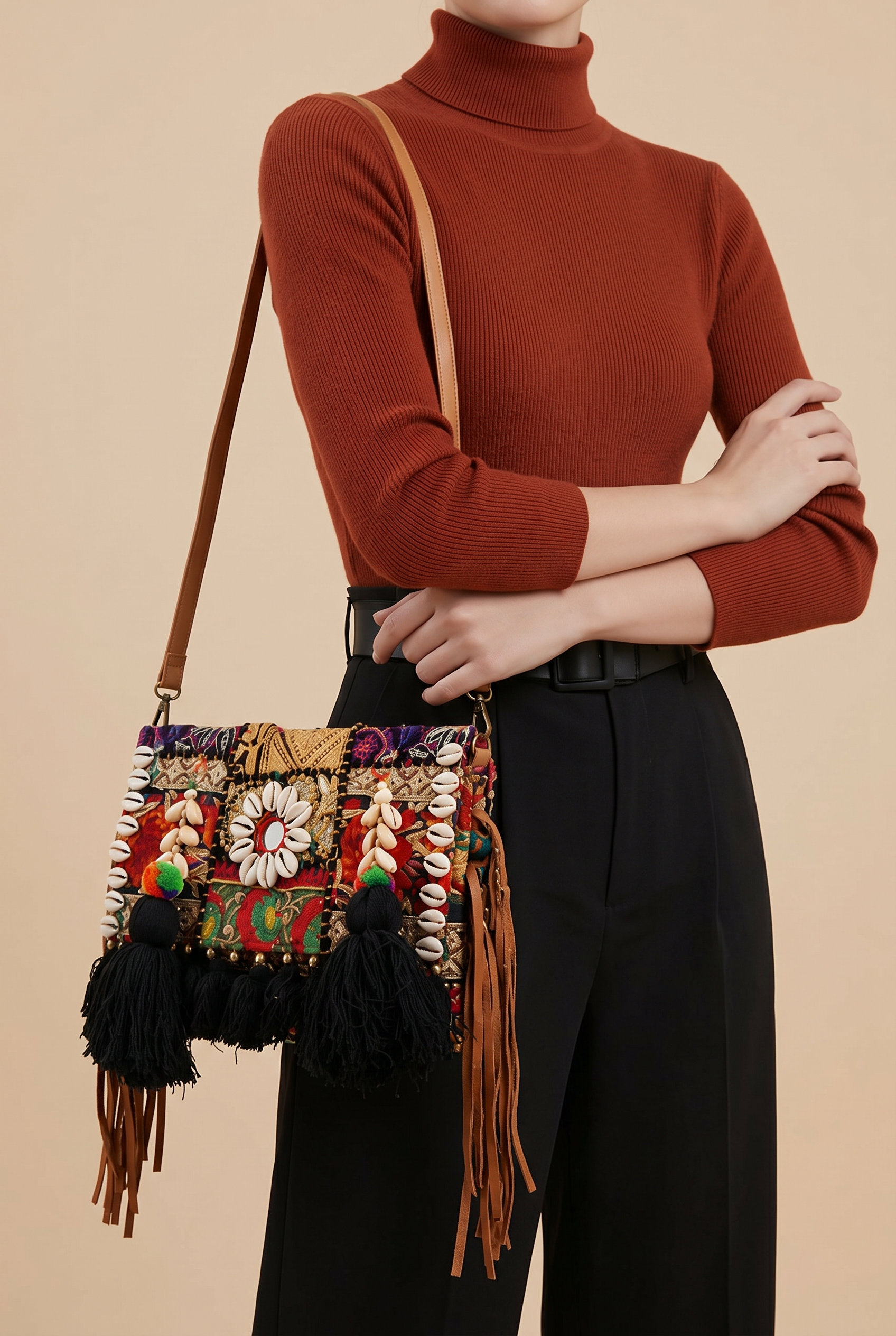 Cartera Indie Black