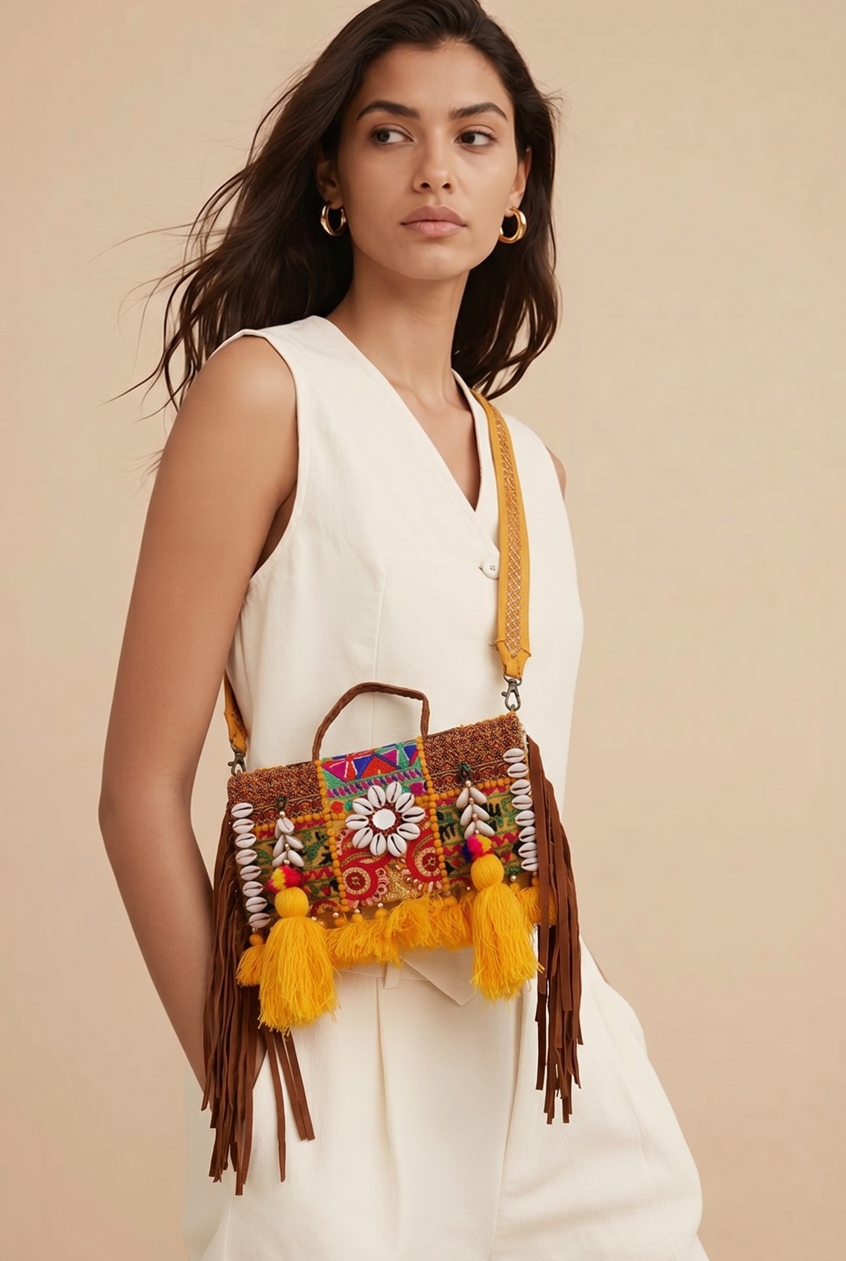 Cartera Indie Yellow