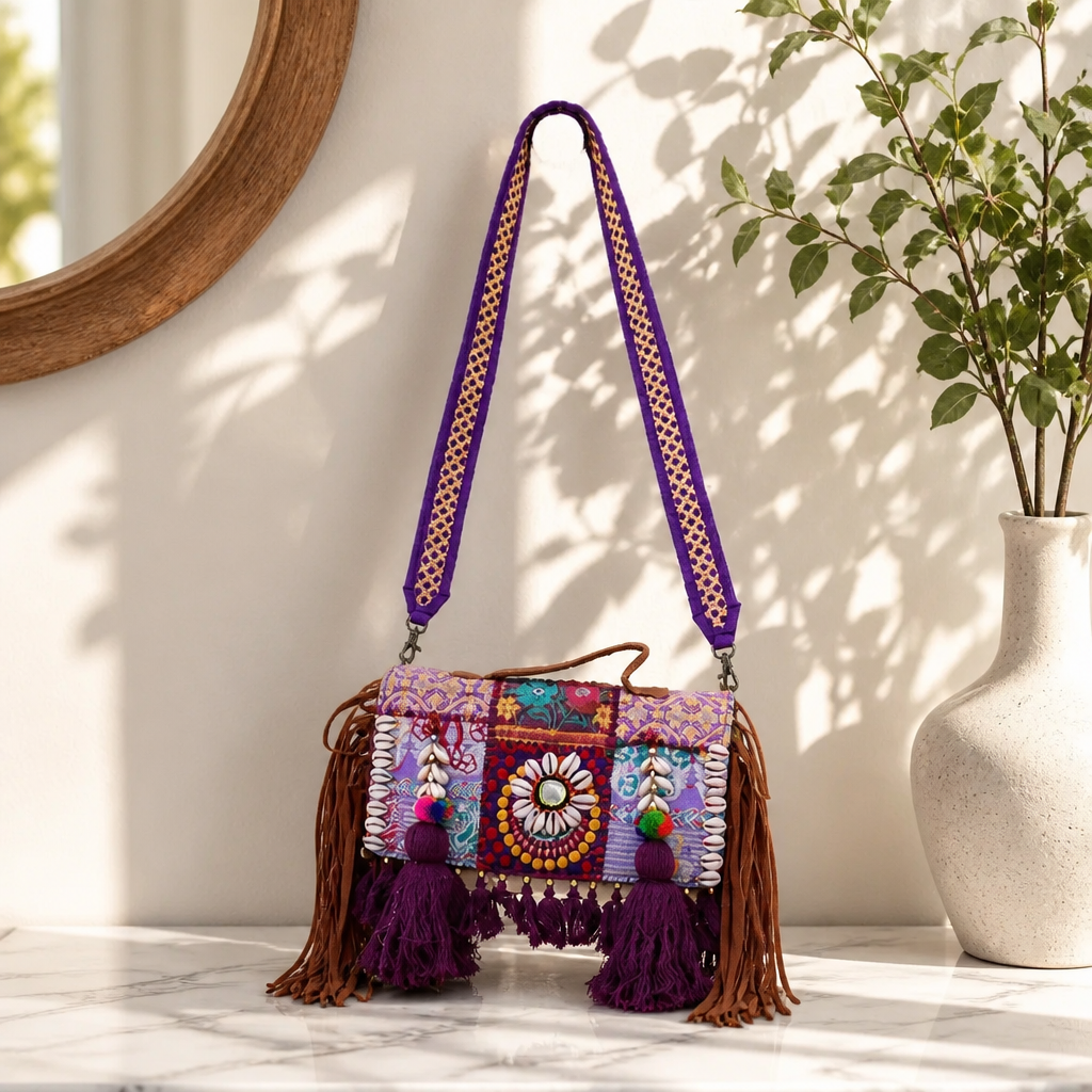 Cartera Indie Purple