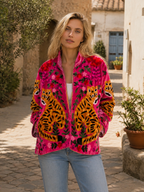 Chaqueta Leopard Pink