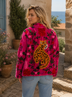 Chaqueta Leopard Pink