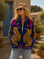 Chaqueta Leopard Blue