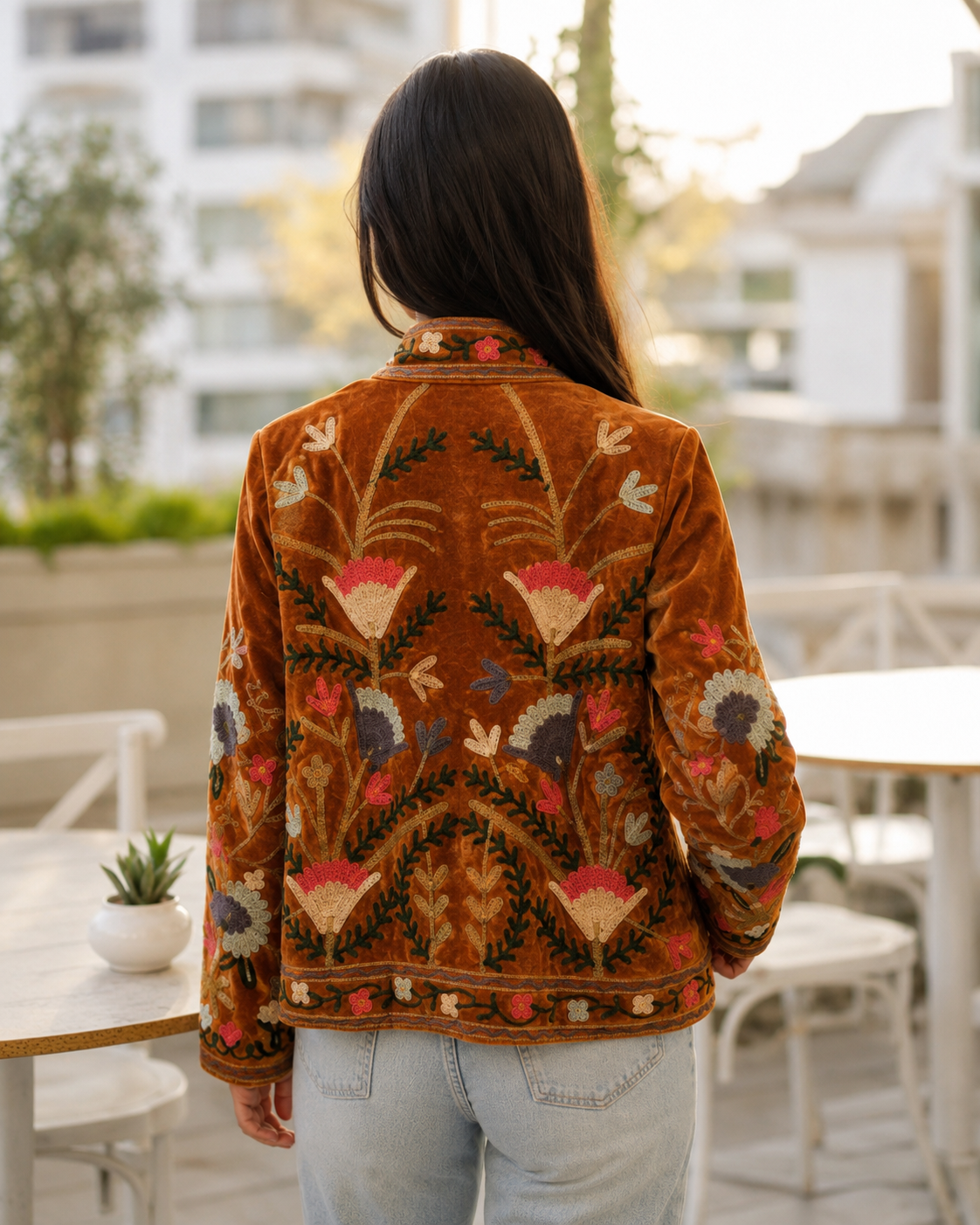 Chaqueta Camel